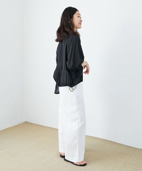 le.coeur blanc / ルクールブラン ブルゾン | 《手洗い可能》ダブルポケットシアーブルゾン | 詳細21