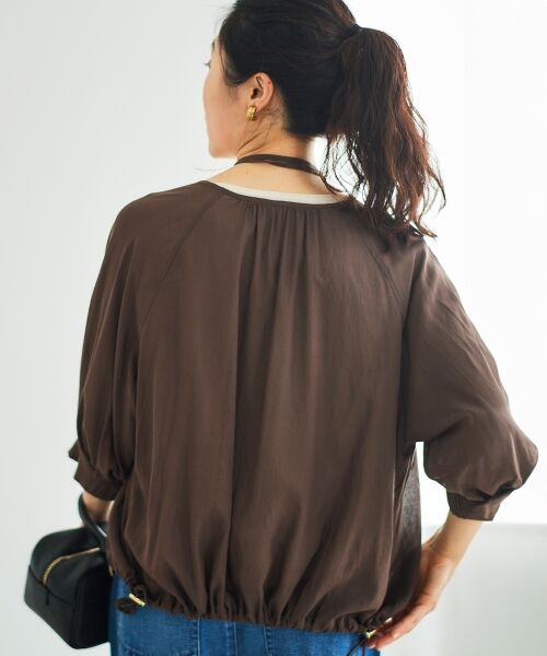 le.coeur blanc / ルクールブラン ブルゾン | 《手洗い可能》ダブルポケットシアーブルゾン | 詳細28