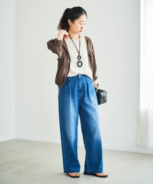 le.coeur blanc / ルクールブラン ブルゾン | 《手洗い可能》ダブルポケットシアーブルゾン | 詳細30