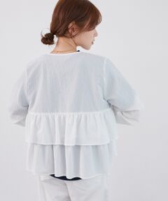 le.coeur blanc / ルクールブラン ブルゾン | 《大人気マストアイテム！》カラミタンブラーフリルブルゾン