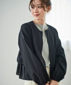 le.coeur blanc / ルクールブラン ブルゾン | 《大人気マストアイテム！》カラミタンブラーフリルブルゾン