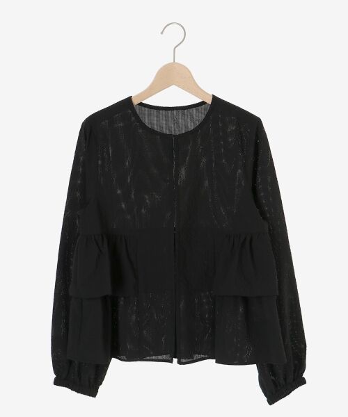 le.coeur blanc / ルクールブラン ブルゾン | 《大人気マストアイテム！》カラミタンブラーフリルブルゾン | 詳細1