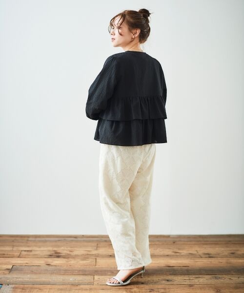 le.coeur blanc / ルクールブラン ブルゾン | 《大人気マストアイテム！》カラミタンブラーフリルブルゾン | 詳細10