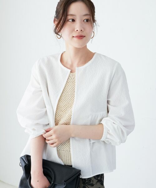 le.coeur blanc / ルクールブラン ブルゾン | 《大人気マストアイテム！》カラミタンブラーフリルブルゾン | 詳細17