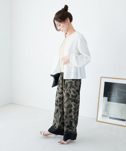 le.coeur blanc / ルクールブラン ブルゾン | 《大人気マストアイテム！》カラミタンブラーフリルブルゾン | 詳細27