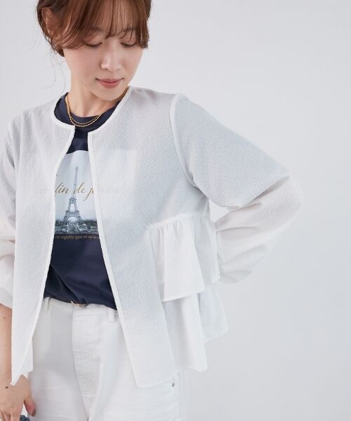 le.coeur blanc / ルクールブラン ブルゾン | 《大人気マストアイテム！》カラミタンブラーフリルブルゾン | 詳細29