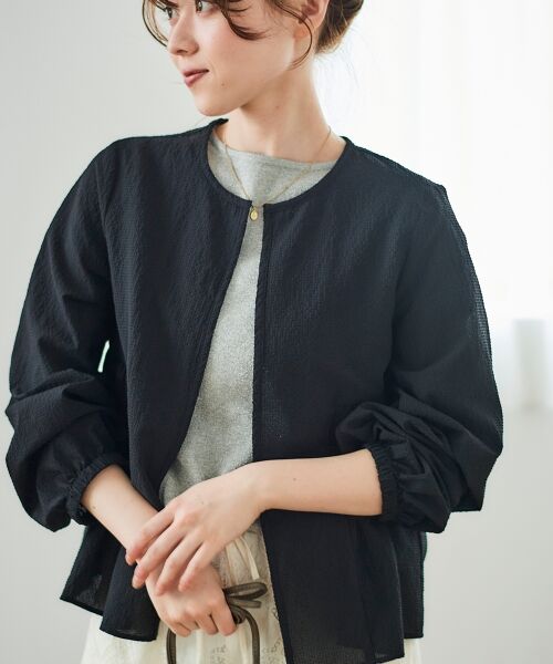 le.coeur blanc / ルクールブラン ブルゾン | 《大人気マストアイテム！》カラミタンブラーフリルブルゾン | 詳細4
