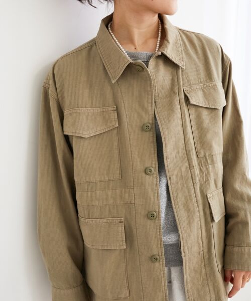 le.coeur blanc / ルクールブラン ミリタリージャケット・コート | ミリタリーハーフジャケット | 詳細21