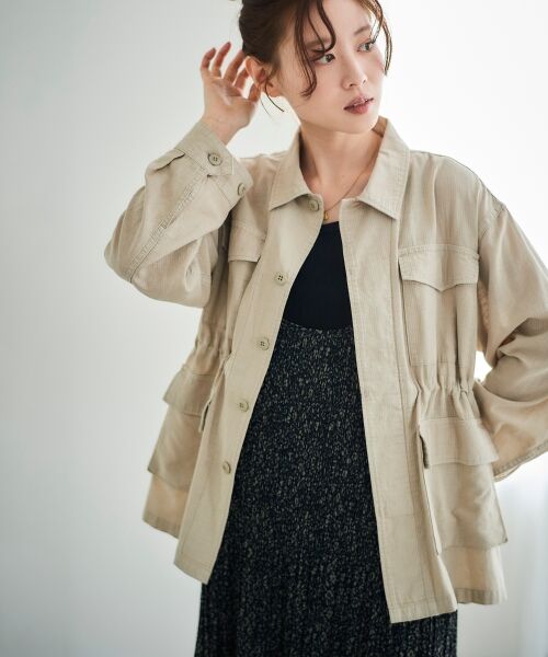 le.coeur blanc / ルクールブラン ミリタリージャケット・コート | ミリタリーハーフジャケット | 詳細3