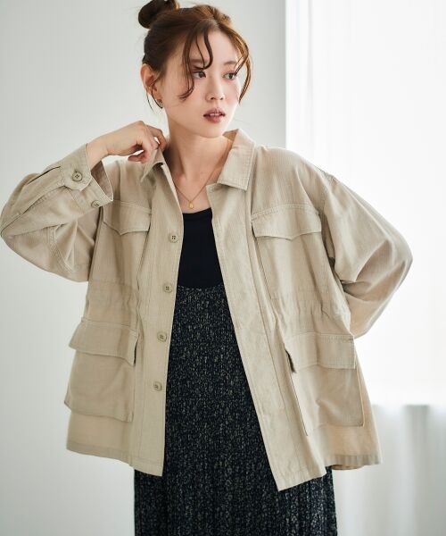 le.coeur blanc / ルクールブラン ミリタリージャケット・コート | ミリタリーハーフジャケット | 詳細5