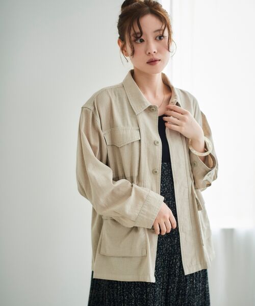 le.coeur blanc / ルクールブラン ミリタリージャケット・コート | ミリタリーハーフジャケット | 詳細6