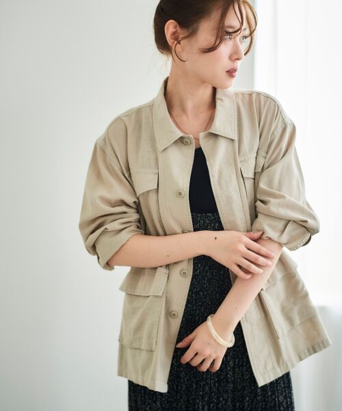 le.coeur blanc / ルクールブラン ミリタリージャケット・コート | ミリタリーハーフジャケット | 詳細8