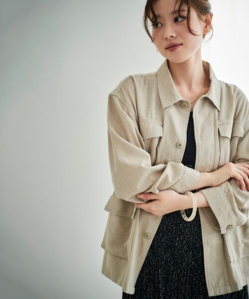 le.coeur blanc / ルクールブラン ミリタリージャケット・コート | ミリタリーハーフジャケット | 詳細9