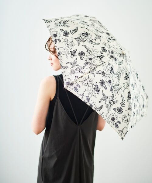 le.coeur blanc / ルクールブラン 傘 | プラントフラワー柄折りたたみ傘 | 詳細2