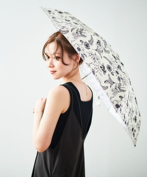 le.coeur blanc / ルクールブラン 傘 | プラントフラワー柄折りたたみ傘 | 詳細3