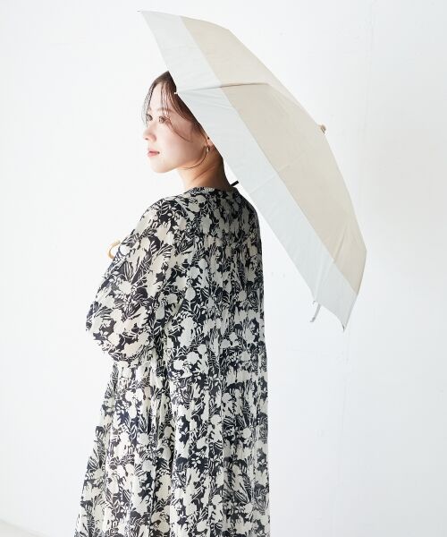 le.coeur blanc / ルクールブラン 傘 | PUバイカラー折りたたみ傘 | 詳細11