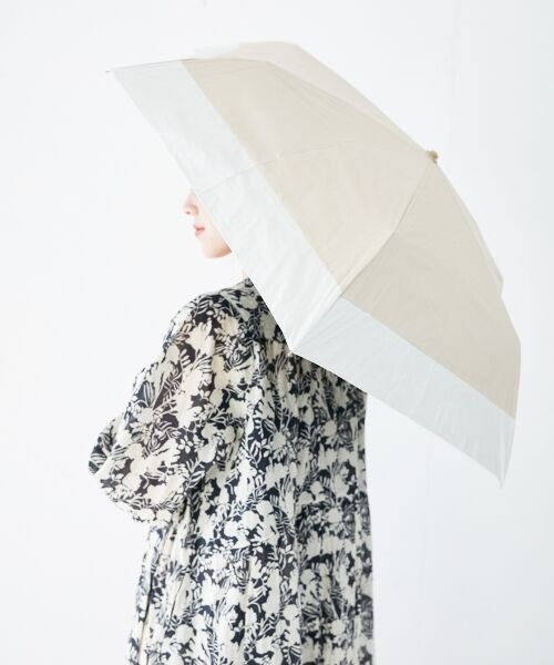 le.coeur blanc / ルクールブラン 傘 | PUバイカラー折りたたみ傘 | 詳細12