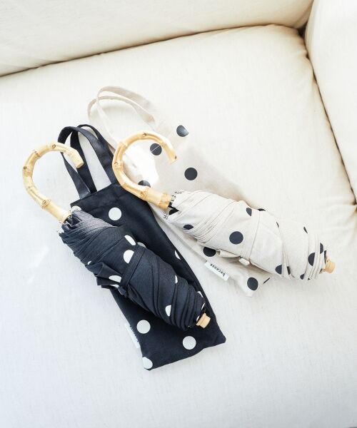 le.coeur blanc / ルクールブラン 傘 | 《一部店舗/WEB限定》ドットミニ折りたたみ傘 | 詳細1