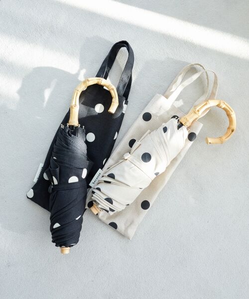 le. coeur blanc/ルクールブラン 《一部店舗/WEB限定》ドットミニ折りたたみ傘 アイボリー FREE le. coeur blanc/ルクールブラン 《一部店舗/WEB限定》ドットミニ折りたたみ傘 アイボリー FREE