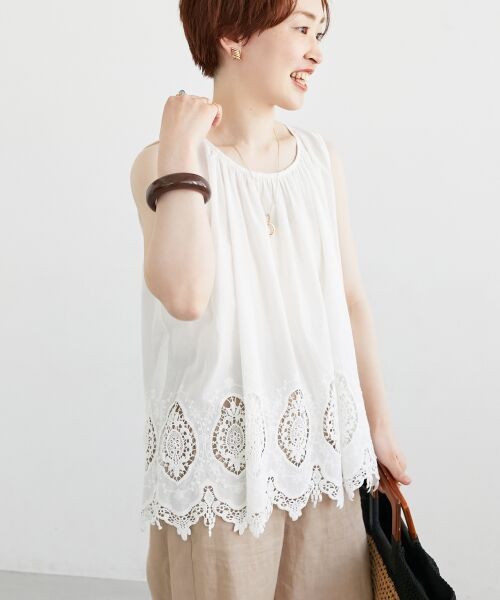 PLEATS PLEASE ノースリーブ レース シャツ ブラウス ホワイト 3 楽天市場】イッセイミヤケ プリーツプリーズ（シャツ・ブラウス