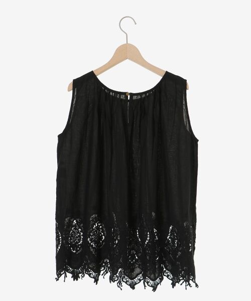 le.coeur blanc / ルクールブラン シャツ・ブラウス | Fanaka裾レースノースリーブ | 詳細28