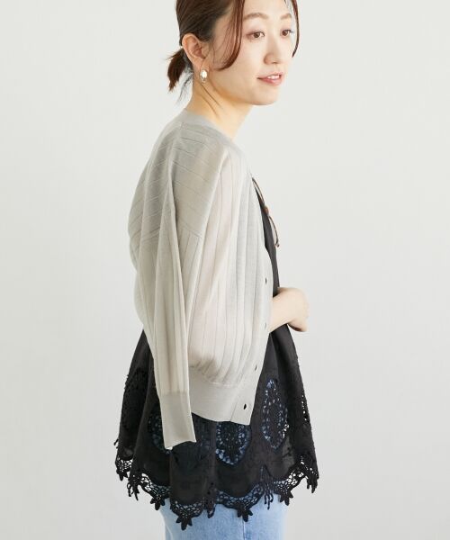 le.coeur blanc / ルクールブラン シャツ・ブラウス | Fanaka裾レースノースリーブ | 詳細5