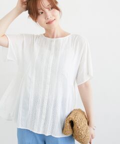 le.coeur blanc / ルクールブラン シャツ・ブラウス | Fanakaレース2wayブラウス