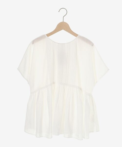 le.coeur blanc / ルクールブラン シャツ・ブラウス | Fanakaレース2wayブラウス | 詳細1