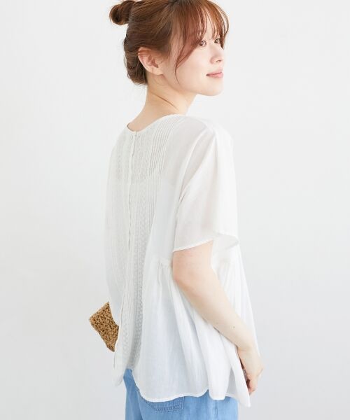 le.coeur blanc / ルクールブラン シャツ・ブラウス | Fanakaレース2wayブラウス | 詳細7