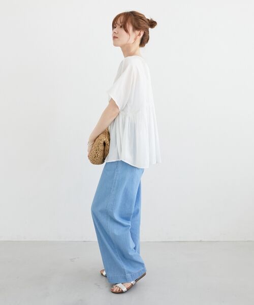 le.coeur blanc / ルクールブラン シャツ・ブラウス | Fanakaレース2wayブラウス | 詳細9