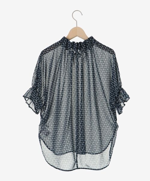 le.coeur blanc / ルクールブラン シャツ・ブラウス | シフォン幾何柄プリントブラウス | 詳細26