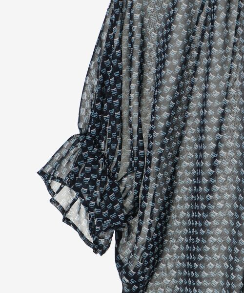 le.coeur blanc / ルクールブラン シャツ・ブラウス | シフォン幾何柄プリントブラウス | 詳細28