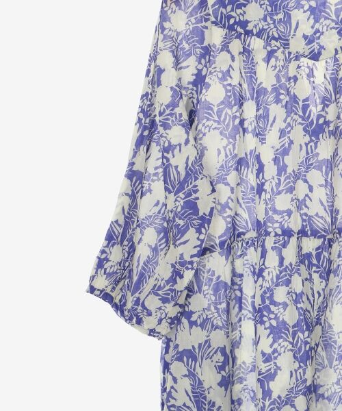 le.coeur blanc / ルクールブラン ロング・マキシ丈ワンピース | Fanaka別注バイカラーフラワーワンピース | 詳細29