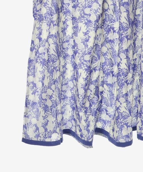 le.coeur blanc / ルクールブラン ロング・マキシ丈ワンピース | Fanaka別注バイカラーフラワーワンピース | 詳細30