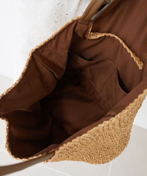 le.coeur blanc / ルクールブラン トートバッグ | フリルフラップクロッシェトート | 詳細12