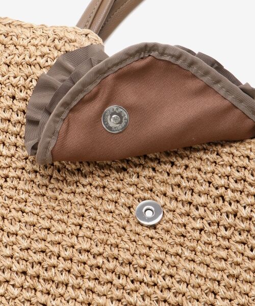 le.coeur blanc / ルクールブラン トートバッグ | フリルフラップクロッシェトート | 詳細18