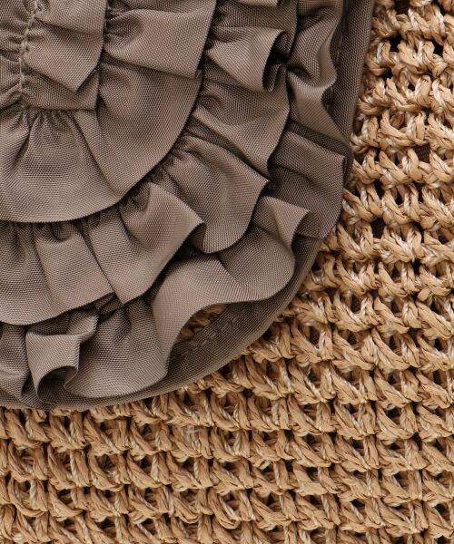 le.coeur blanc / ルクールブラン トートバッグ | フリルフラップクロッシェトート | 詳細19