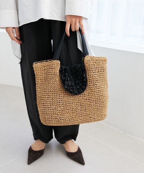 le.coeur blanc / ルクールブラン トートバッグ | フリルフラップクロッシェトート | 詳細2