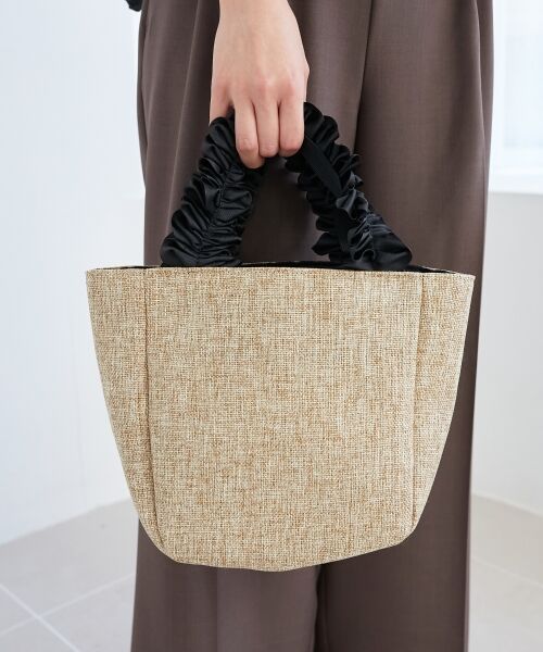 le.coeur blanc / ルクールブラン トートバッグ | FRILL HANDLE ROUND TOTE | 詳細3