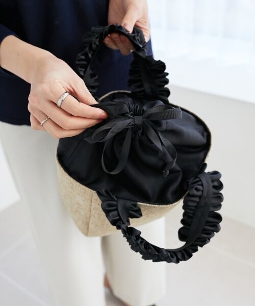 le.coeur blanc / ルクールブラン トートバッグ | FRILL HANDLE ROUND TOTE | 詳細7