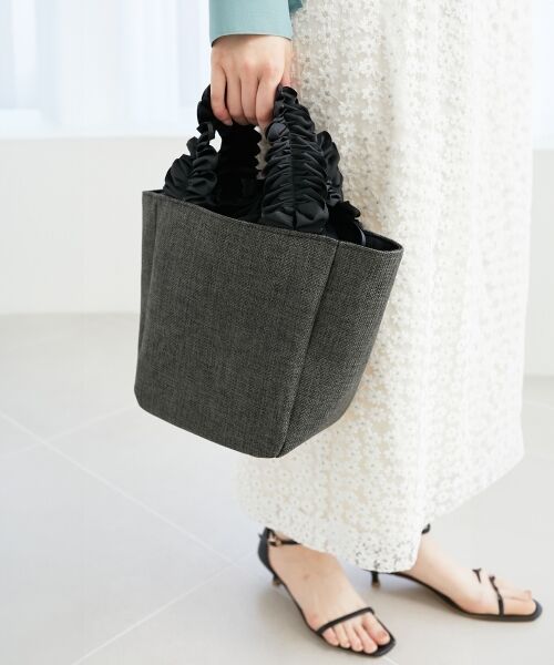 le.coeur blanc / ルクールブラン トートバッグ | FRILL HANDLE ROUND TOTE | 詳細9