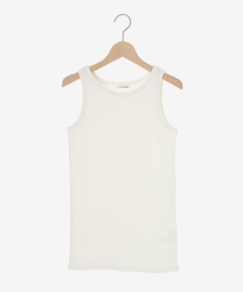 le. coeur blanc/ルクールブラン 《WEB限定アイテム》Basicテレコタンクトップ オフ 38 le. coeur blanc/ルクールブラン 《WEB限定アイテム》Basicテレコタンクトップ オフ 38