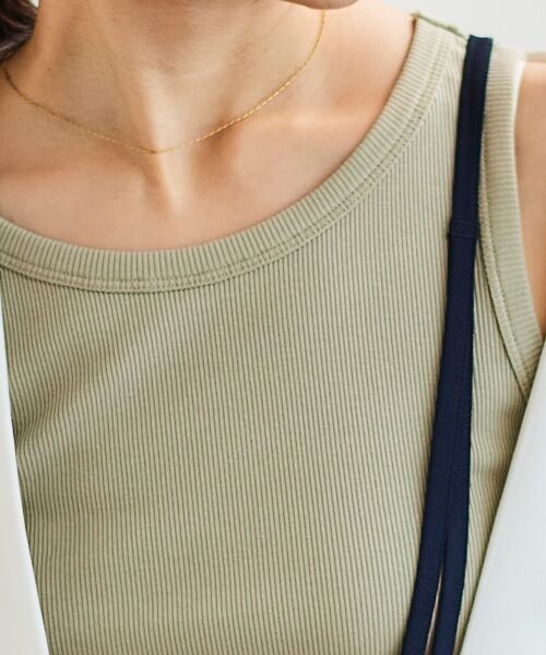 le.coeur blanc / ルクールブラン タンクトップ | 《WEB限定アイテム》Basicテレコタンクトップ | 詳細4