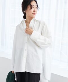 le.coeur blanc / ルクールブラン シャツ・ブラウス | 《WEB限定アイテム》バックデザインオーバーデニムシャツ