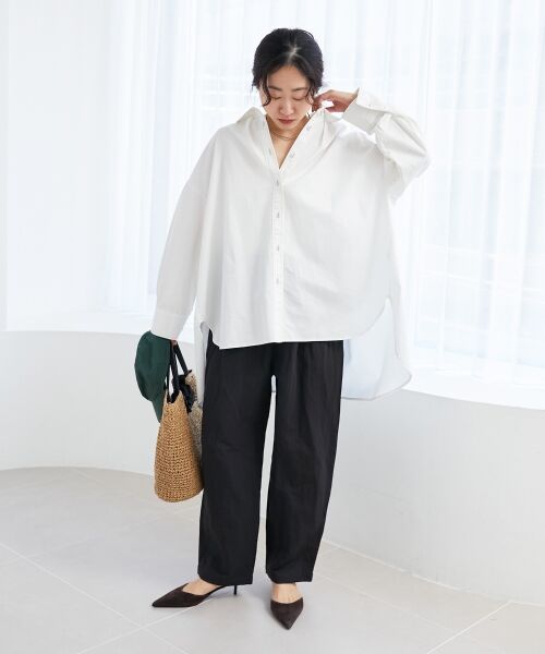 le.coeur blanc / ルクールブラン シャツ・ブラウス | 《WEB限定アイテム》バックデザインオーバーデニムシャツ | 詳細11