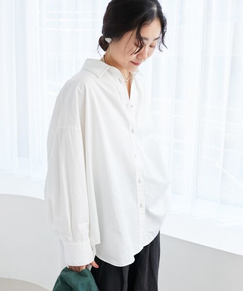 le.coeur blanc / ルクールブラン シャツ・ブラウス | 《WEB限定アイテム》バックデザインオーバーデニムシャツ | 詳細3