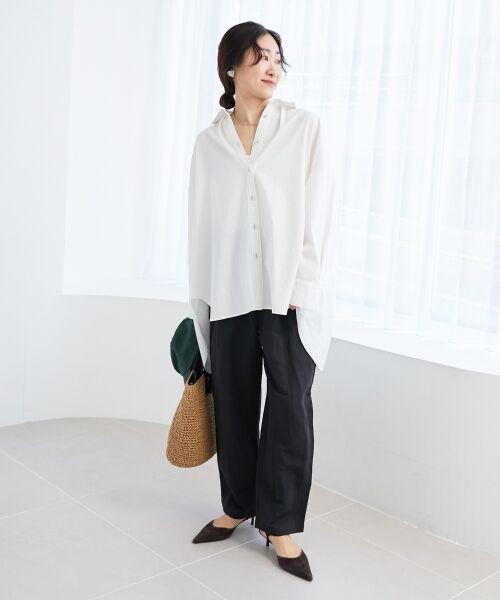 le.coeur blanc / ルクールブラン シャツ・ブラウス | 《WEB限定アイテム》バックデザインオーバーデニムシャツ | 詳細7