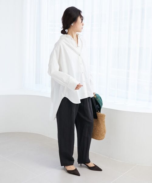 le.coeur blanc / ルクールブラン シャツ・ブラウス | 《WEB限定アイテム》バックデザインオーバーデニムシャツ | 詳細8