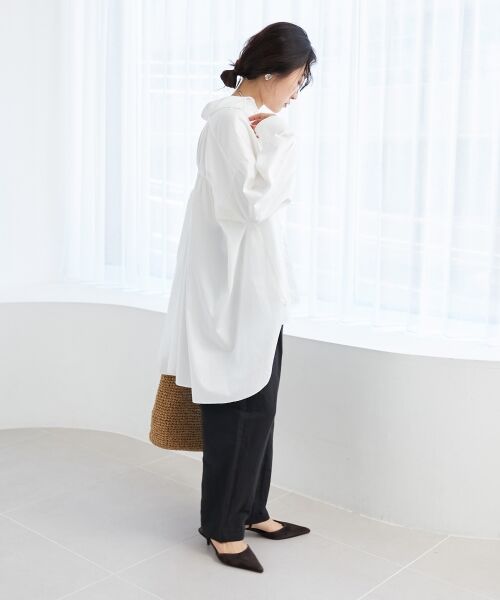 le.coeur blanc / ルクールブラン シャツ・ブラウス | 《WEB限定アイテム》バックデザインオーバーデニムシャツ | 詳細9