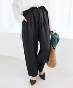 le.coeur blanc / ルクールブラン その他パンツ | 《WEB限定アイテム》コットン麻ドロストイージーパンツ